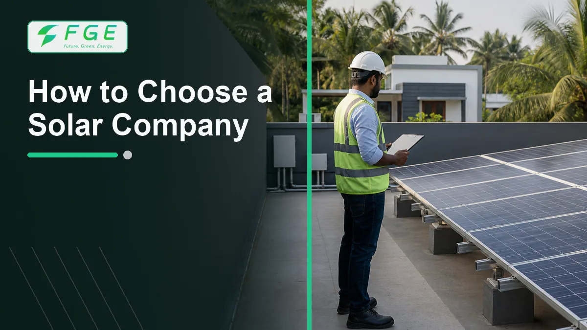 How to choose a solar company in Kerala