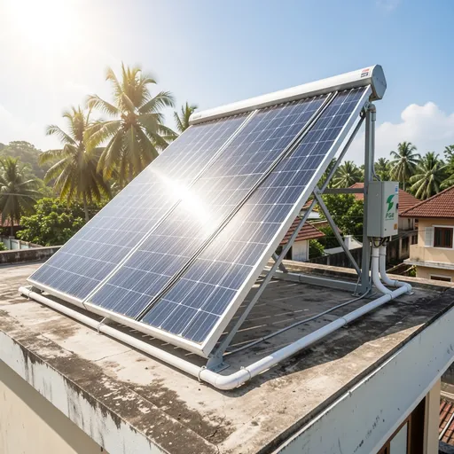 Solar water heater system for Kerala homes and businesses