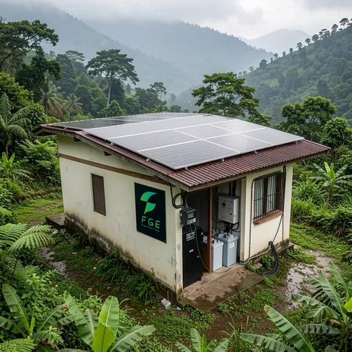 Hybrid solar installation with battery backup in Wayanad